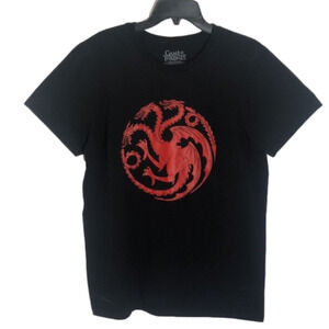Game Of Thrones Red Dragon Shirt, Size Large